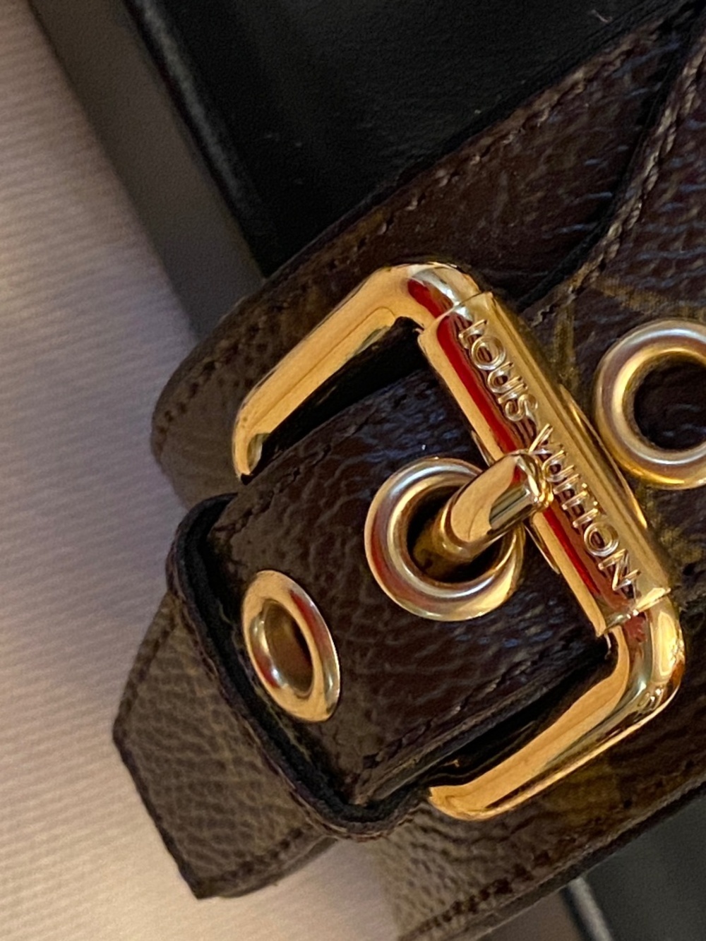 LOUIS VUITTON Bom Dia Flat Comfort Mule Size US 8.5 - Picture 10 of 14